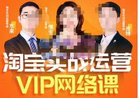 淘宝VIP线上直播课，直通车爆款打造法，无线端权重与详情转化秘密等多套合集