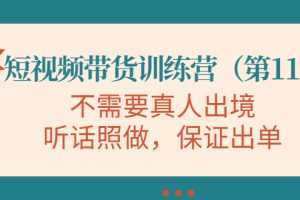 视频带货训练营，不需要真人出境，听话照做，保证出单