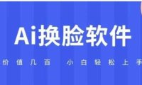 价值几百AI换脸软件小白轻松上手亲测可用