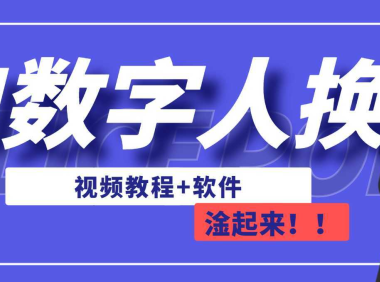 AI数字人换脸，可做直播